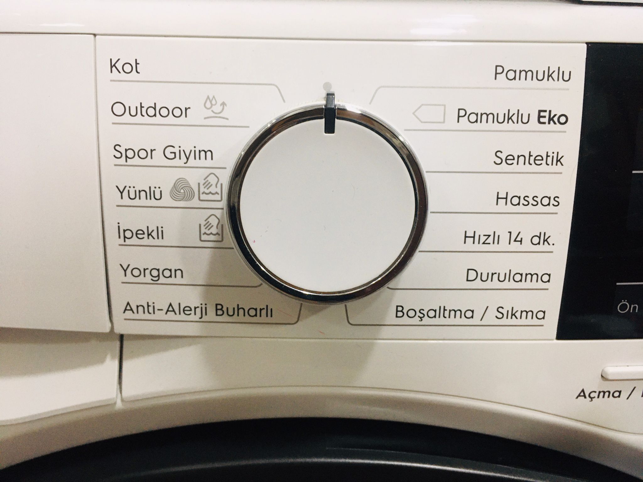 Çamaşır Makinesi Programları