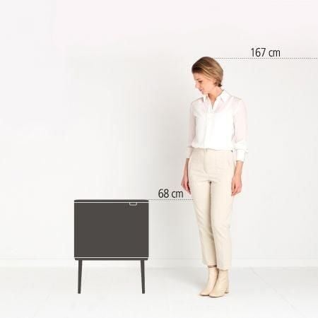 Brabantia Bo Touch Bin 36 Litre Platinium Ayaklı Çöp Kovası