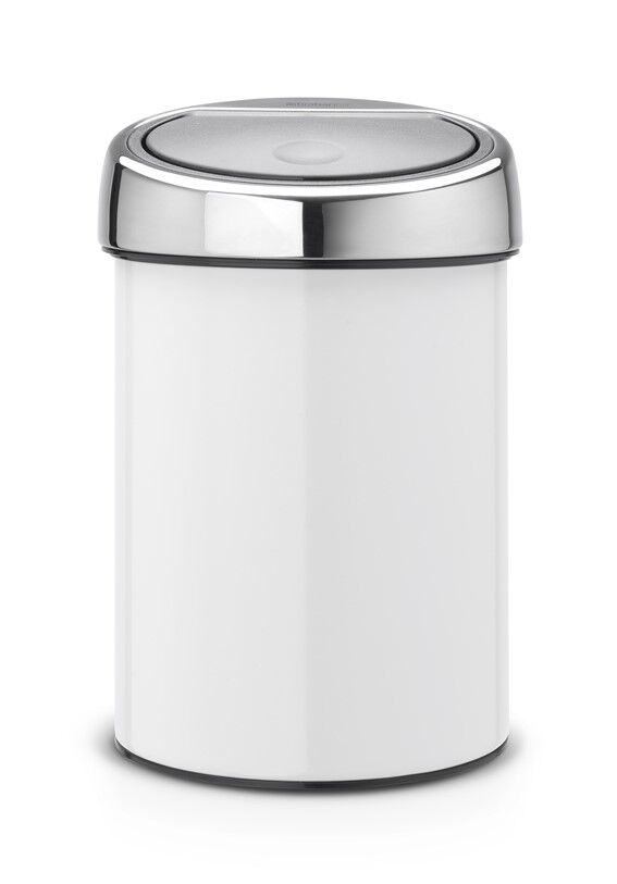 Brabantia BRA 364488 White Dokunmatik Duvar Tipi Çöp Kutusu 3L