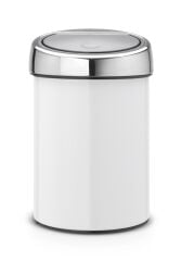 Brabantia BRA 364488 White Dokunmatik Duvar Tipi Çöp Kutusu 3L