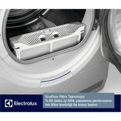 Electrolux EW7H458ST Kurutma Makinesi 8 kg A++