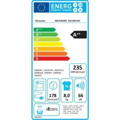 Electrolux EW7H458ST Kurutma Makinesi 8 kg A++