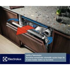Electrolux ESF5534LOW AirDry Solo Bulaşık Makinesi A++ 6 Prg.