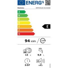 Electrolux ESF5534LOX AirDry Solo Bulaşık Makinesi A++ 6 Program