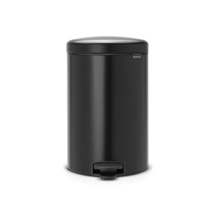 Brabantia BRA 114106 NewIcon Matt Black Pedallı Çöp Kutusu 20L