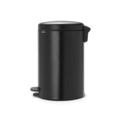 Brabantia BRA 114106 NewIcon Matt Black Pedallı Çöp Kutusu 20L