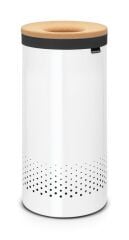 Brabantia BRA 104367 White Paslanmaz Çelik Çamaşır Sepeti 35L