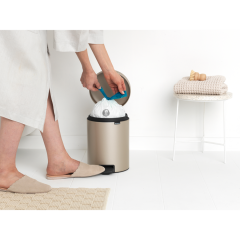 Brabantia BRA 304422 NewIcon Champagne Pedallı Çöp Kutusu 5L