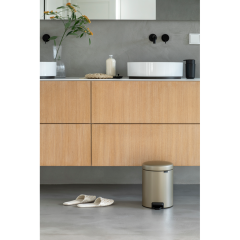 Brabantia BRA 304422 NewIcon Champagne Pedallı Çöp Kutusu 5L