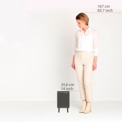 Brabantia BRA 227042 BO HI Beyaz Ayaklı Çöp Kutusu 4L