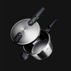 Fissler Vitaquick Premium 6+3,5 Litre Düdüklü Tencere + Buharda Pişirme Aparatı