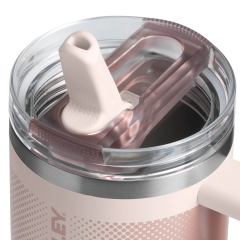 Stanley The Quencher ProTour Flip Straw Tumbler Pipetli Termos | 0,6L | Açık Pembe