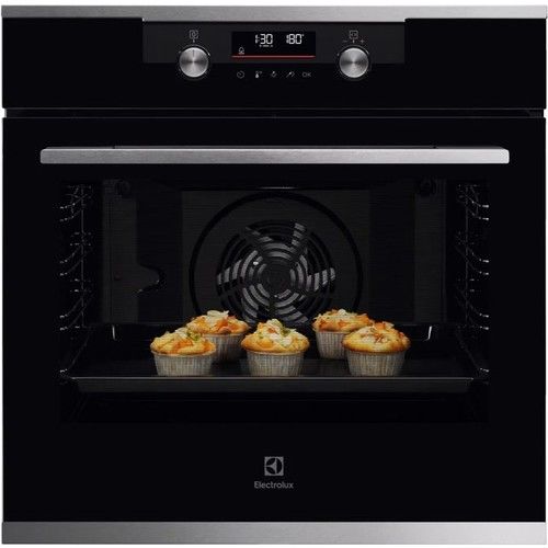 Electrolux KODDP77X Steambike Pro 600 Dijital Ekranlı 72LT 9 Fonksiyonlu Ankastre Fırın Siyah