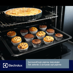 Electrolux EOF5C50BV Beyaz Ankastre Fırın