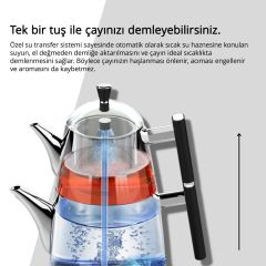 Eratec TM-53 Tam Otomatik Konuşan Akıllı Çay Makinesi Siyah