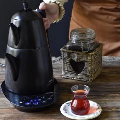 Eratec TM-53 Tam Otomatik Konuşan Akıllı Çay Makinesi Siyah