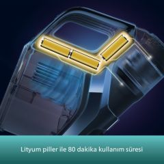 Philips XC8349/01 Aqua Plus Kablosuz Elektrikli Süpürge