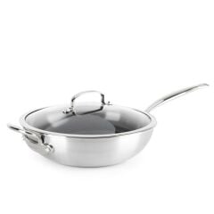GreenPan CC003821-001 Premiere Thermolon Pro Çelik Wok Tava Ø30 CM