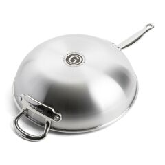 GreenPan CC003821-001 Premiere Thermolon Pro Çelik Wok Tava Ø30 CM