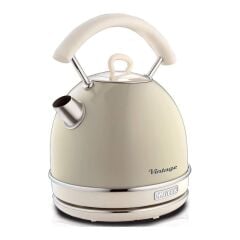 Ariete 2877/03 Vintage Dom Çelik Kettle - Bej | 2000W | 1.7 Lt.