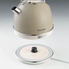Ariete 2877/03 Vintage Dom Çelik Kettle - Bej | 2000W | 1.7 Lt.