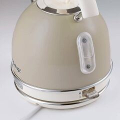 Ariete 2877/03 Vintage Dom Çelik Kettle - Bej | 2000W | 1.7 Lt.