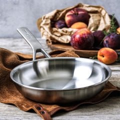 Merten & Storck Paslanmaz Çelik Kızartma Tavası 20 cm