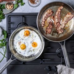 Merten & Storck Paslanmaz Çelik Kızartma Tavası 20 cm