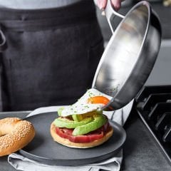 Merten & Storck Paslanmaz Çelik Kızartma Tavası 20 cm