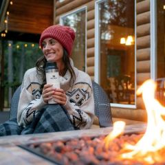 Stanley Klasik Trigger-Action Termos Bardak 0.47 LT | Beyaz