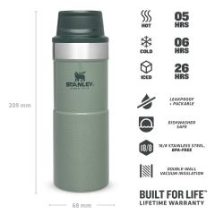 Stanley The Trigger-Action Travel Mug 0.35 L | Yeşil