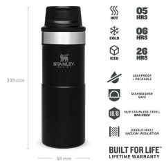 Stanley The Trigger-Action Travel Mug 0.35 L | Siyah