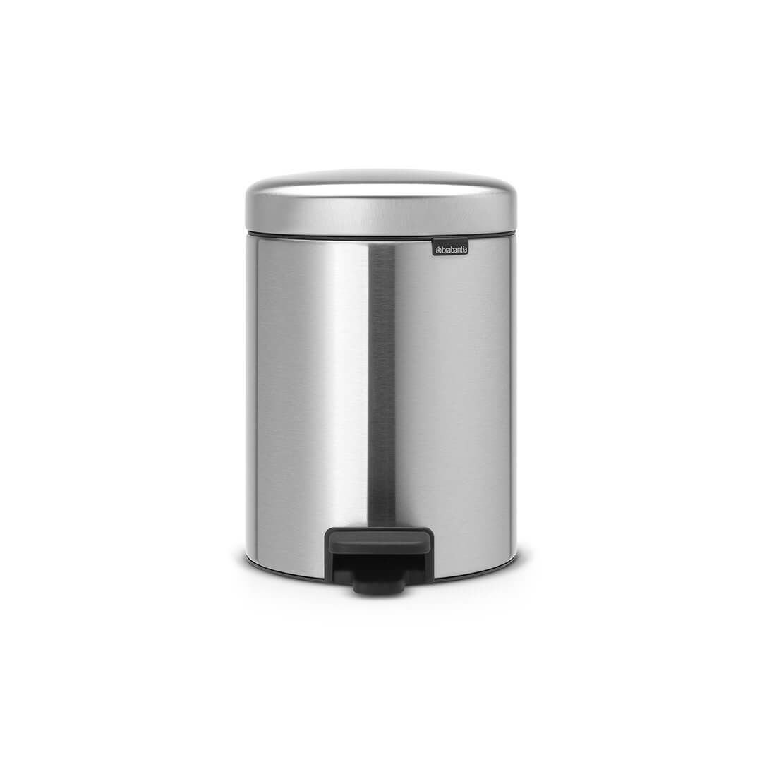 Brabantia BRA 112102 FPP Matt Steel Pedallı Çöp Kutusu 5L