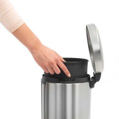 Brabantia BRA 112102 FPP Matt Steel Pedallı Çöp Kutusu 5L