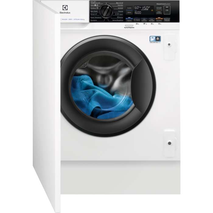 Electrolux EW7W368STI Ankastre Kurutmalı Çamaşır Makinesi 1600 Devir 8/4 kg
