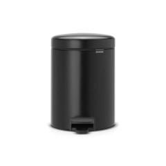 Brabantia BRA 112928 NewIcon Matt Black Pedalı Çöp Kutusu 5L