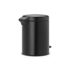 Brabantia BRA 112928 NewIcon Matt Black Pedalı Çöp Kutusu 5L