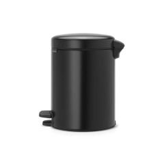 Brabantia BRA 112928 NewIcon Matt Black Pedalı Çöp Kutusu 5L