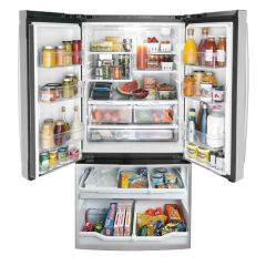 io mabe IWO19 JSPFSS Alttan Donduruculu Çelik Buzdolabı 527 Litre