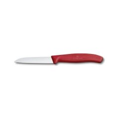 Victorinox VT 6.7401 Düz Ağızlı Soyma Bıçağı 8 cm Kırmızı