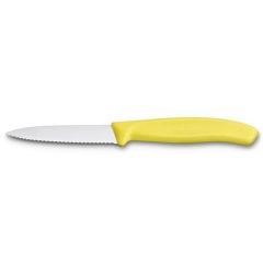 Victorinox VT 6.7636.L118 8 Cm Soyma Bıçağı (Testere Ağızlı) - Sarı