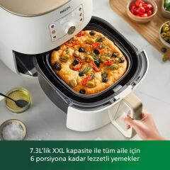 Philips HD9870/20 Airfryer Smart Sensing Star White Aksesuar Hediyeli