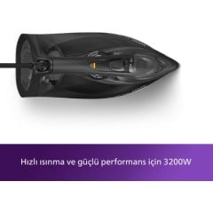 DST7511/80 7500 Serisi Siyah 3200 W Buharlı Ütü