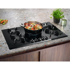 Electrolux KGG953753K Ankastre Gazlı Cam Seramik Ocak 90 cm