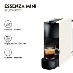 Nespresso C30 Essenza Mini Intense Beyaz Kapsül Kahve Makinesi
