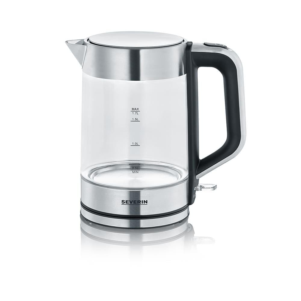 Severin WK-3420 Cam Hazneli Su Isıtıcısı Kettle 1.7 L Gri