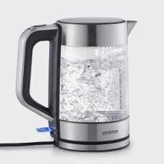 Severin WK-3420 Cam Hazneli Su Isıtıcısı Kettle 1.7 L Gri