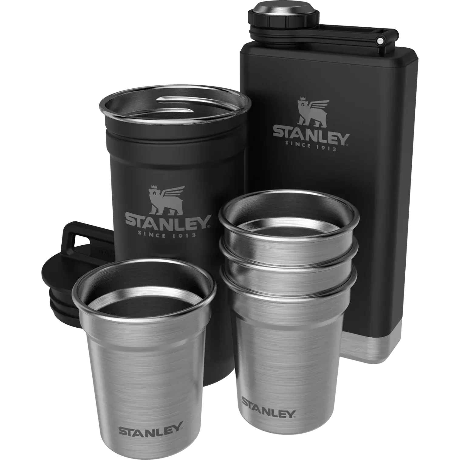 Stanley Adventure Pre-Party Shot Bardak + Matara Seti I Siyah