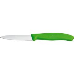 Victorinox 8Cm Soyma Bıçağı (Düz Ağızlı) - Yeşil