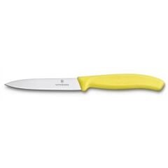 Victorinox 10Cm Soyma Bıçağı (Düz Ağızlı) - Sarı
